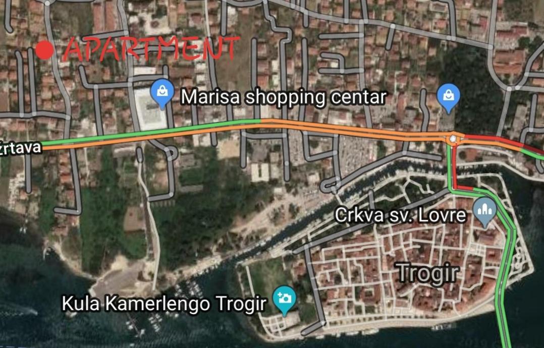Apartman TIM Trogir Bagian luar foto